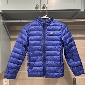 REI Co Op Puffer Fullzip Kids Jacket Size M (10-12)